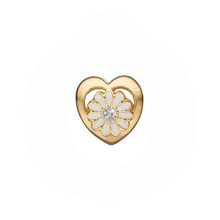 Billede af Christina Design London Jewelry & Watches - Marguerite Labgrown Diamond Charm forgyldt sølv 623-G180