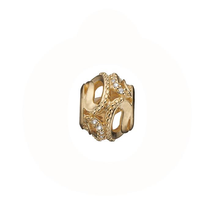 Se Christina Design London Jewelry & Watches - Magic Nature Charm forgyldt sølv 623-G195 hos Vibholm.dk