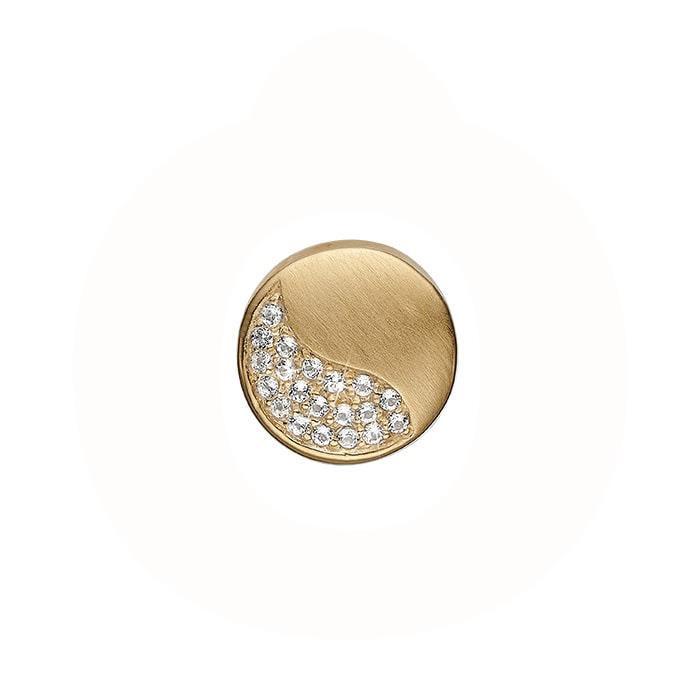Se Christina Design London Jewelry & Watches - Moon Shine Charm forgyldt sølv 623-G199 hos Vibholm.dk