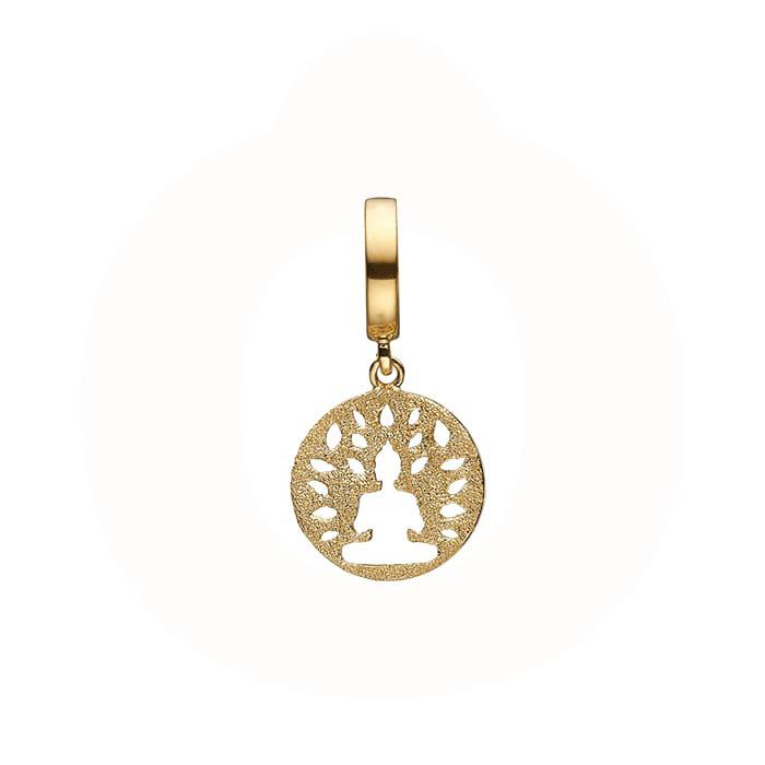 Se Christina Design London Jewelry & Watches - Meditation Charm forgyldt sølv 623-G206 hos Vibholm.dk