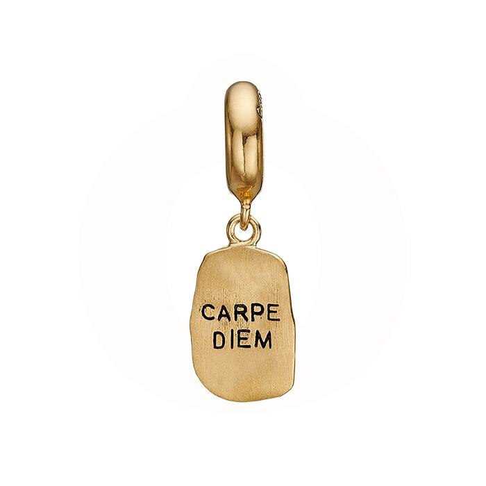 Billede af Christina Design London Jewelry & Watches - Carpe Diem Charm forgyldt sølv 623-G212