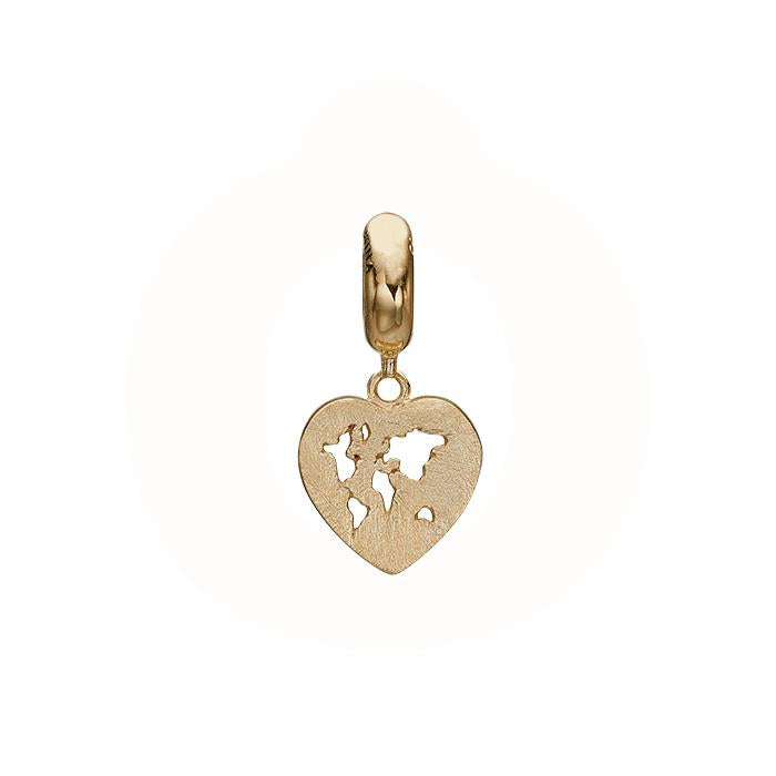 Se Christina Design London Jewelry & Watches - World Heart Charm 623-G215 hos Vibholm.dk