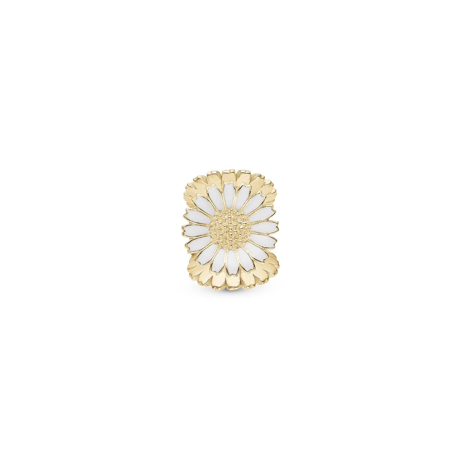 Christina Design London Jewelry & Watches - Marguerit ring Triangle charm, 4 mm Forgyldt sterlingsølv