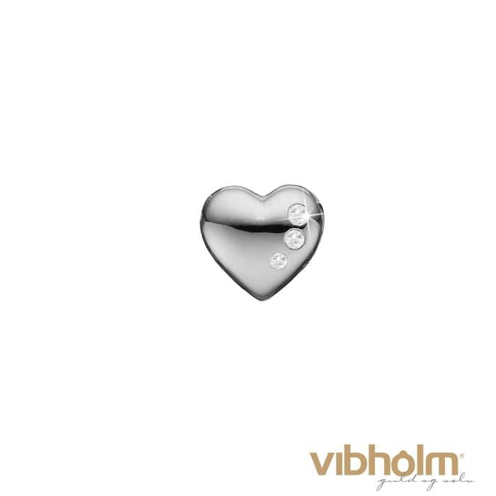 Se Christina Design London Jewelry & Watches - Secret Hearts Charm sterlingsølv 623-S06 hos Vibholm.dk