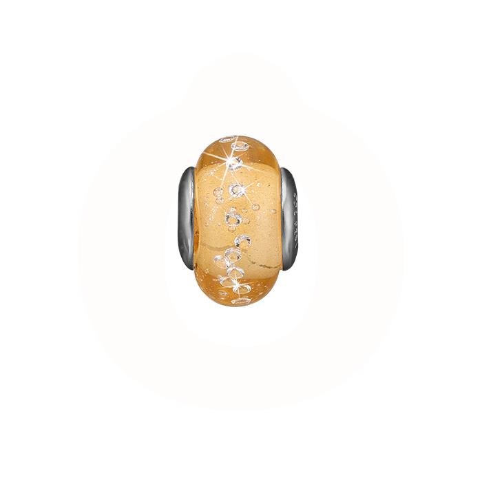Billede af Christina Design London Jewelry & Watches - Golden Topaz Globe Charm sterlingsølv 623-S168