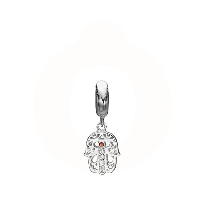 Se Christina Design London Jewelry & Watches - Hamsa Hand Charm sølv 623-S214 hos Vibholm.dk