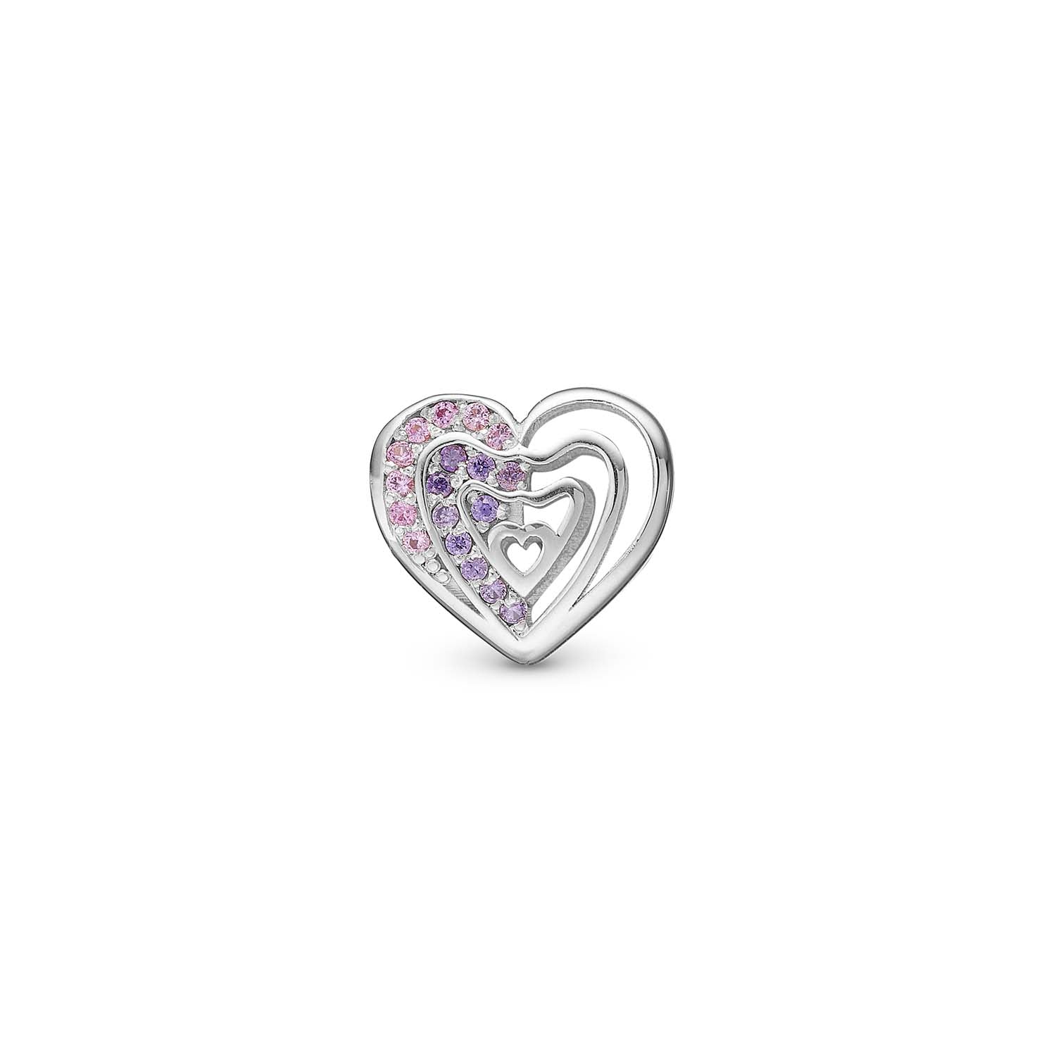 Se Christina Design London Jewelry & Watches - Rainbow Kiss charm, 4 mm Sterlingsølv hos Vibholm.dk