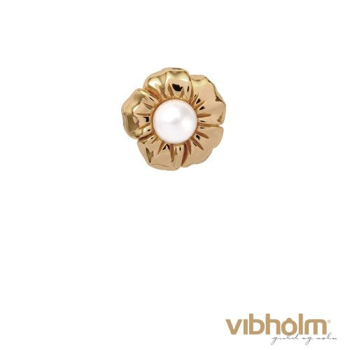 Se Christina Design London Jewelry & Watches - Pearl Flower Charm forgyldt sølv hos Vibholm.dk