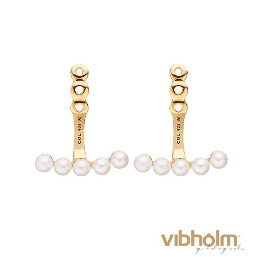 Se Christina Design London Jewelry & Watches - Long Pearl Add-ons forgyldt sølv 673-G03 hos Vibholm.dk