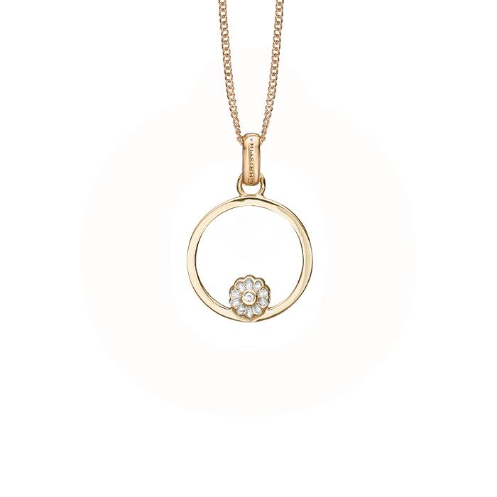 Se Christina Design London Jewelry & Watches - Marguerite Circle Vedhæng forgyldt 680-G82 hos Vibholm.dk