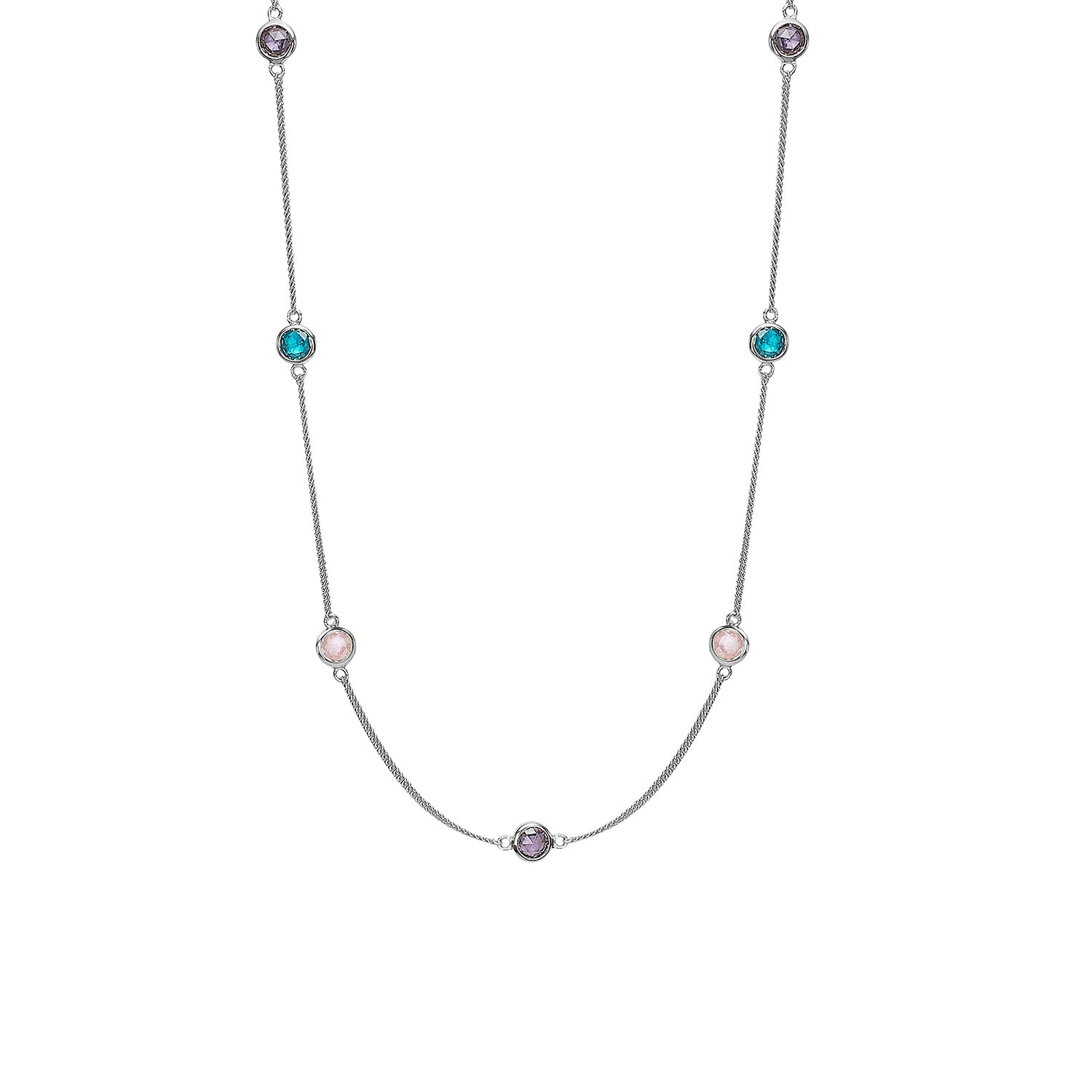 Christina Design London Jewelry & Watches - Colourful Champagne halskæde sølv sterlingsølv