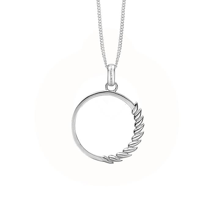 Billede af Christina Design London Jewelry & Watches - Circle Leaf vedhæng sølv 680-S76