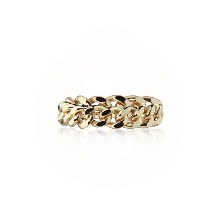 Billede af Jeberg Jewellery - Smal Chain Ring 6945