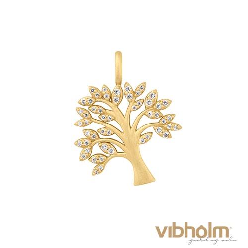 Se byBiehl - Tree of Life Sparkle Vedhæng 7-2502a-GP hos Vibholm.dk