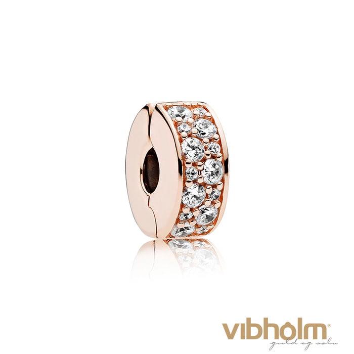 Billede af Pandora - Shining Elegance Charm rosaforgyldt sølv/kobber 781817CZ