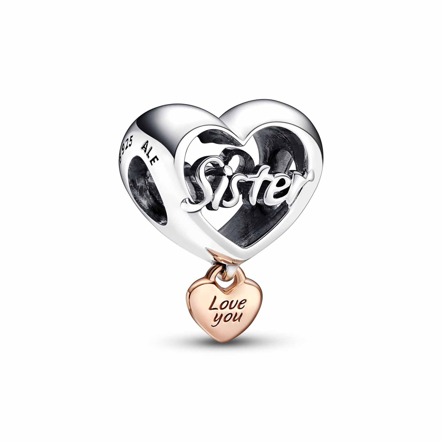 Billede af Pandora - Sister Hjerte charm 782244C00