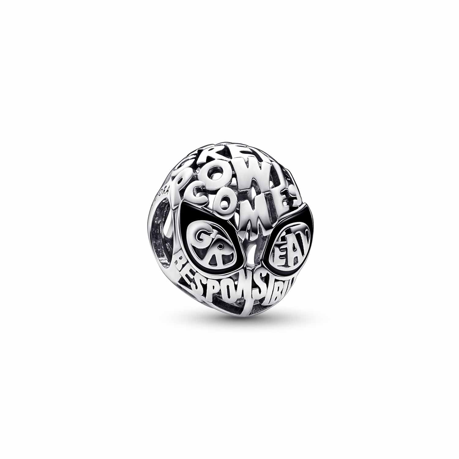 7: Pandora - Marvel Spider-Man Maske charm sølv sterlingsølv