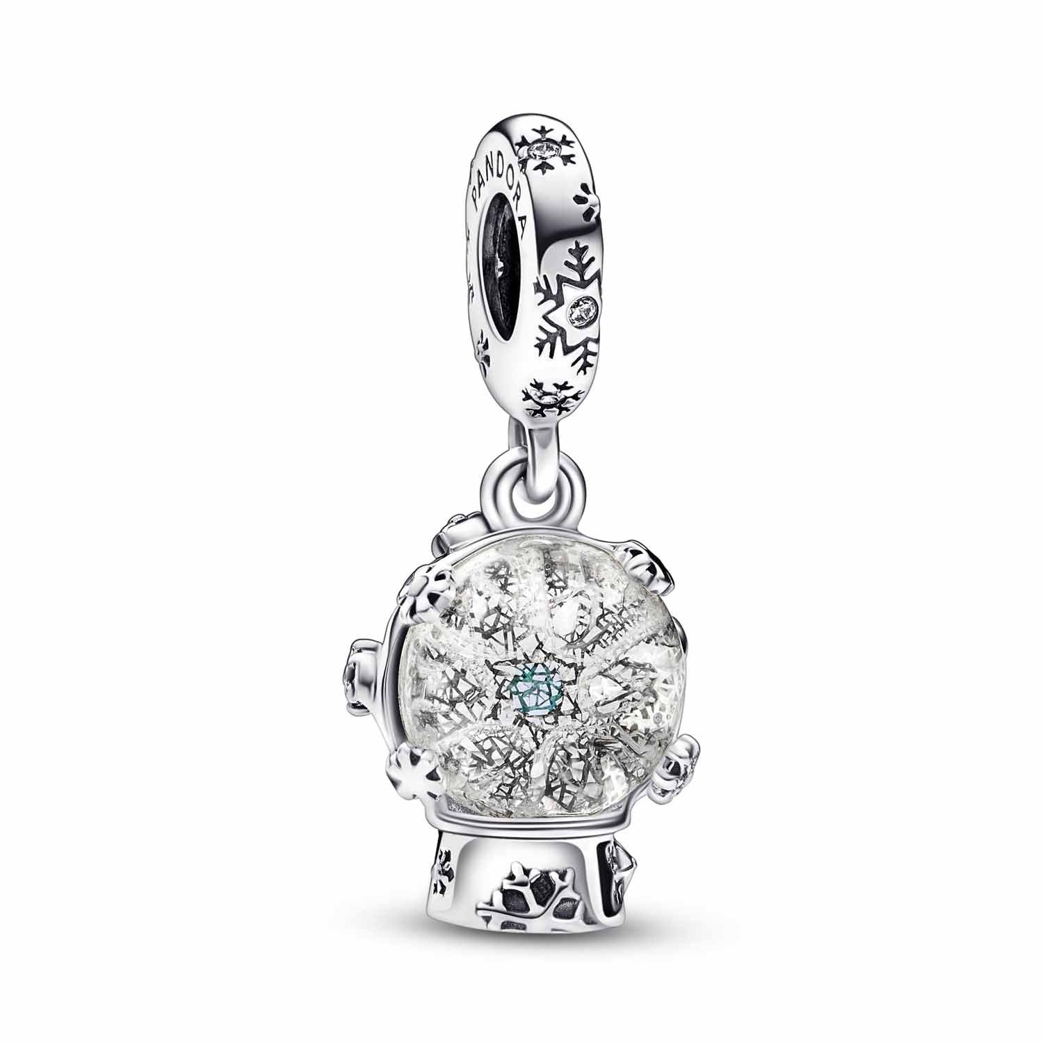 10: Pandora - Snefnug Snekugle charm sølv sterlingsølv