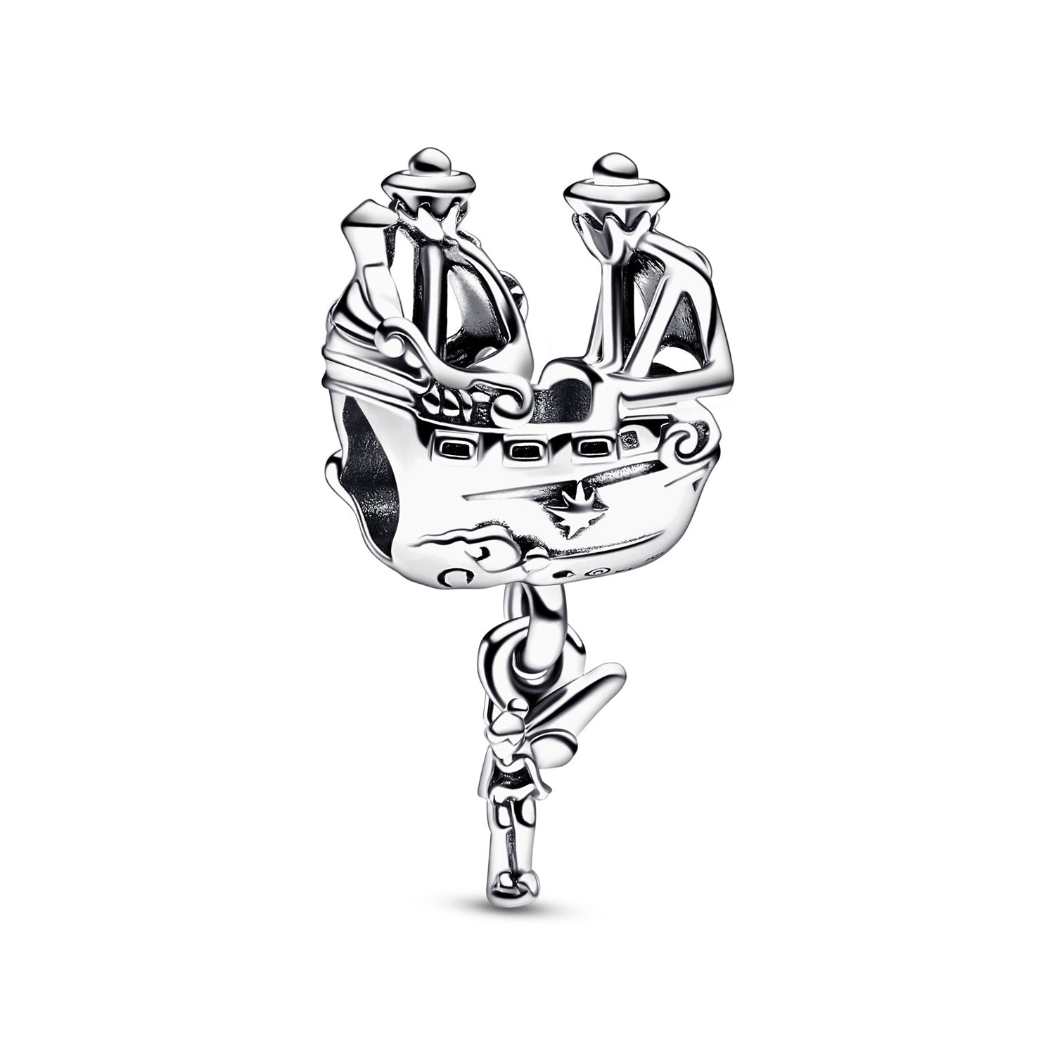 Billede af Pandora - Disney Kaptajn Klos Piratskib charm sølv sterlingsølv