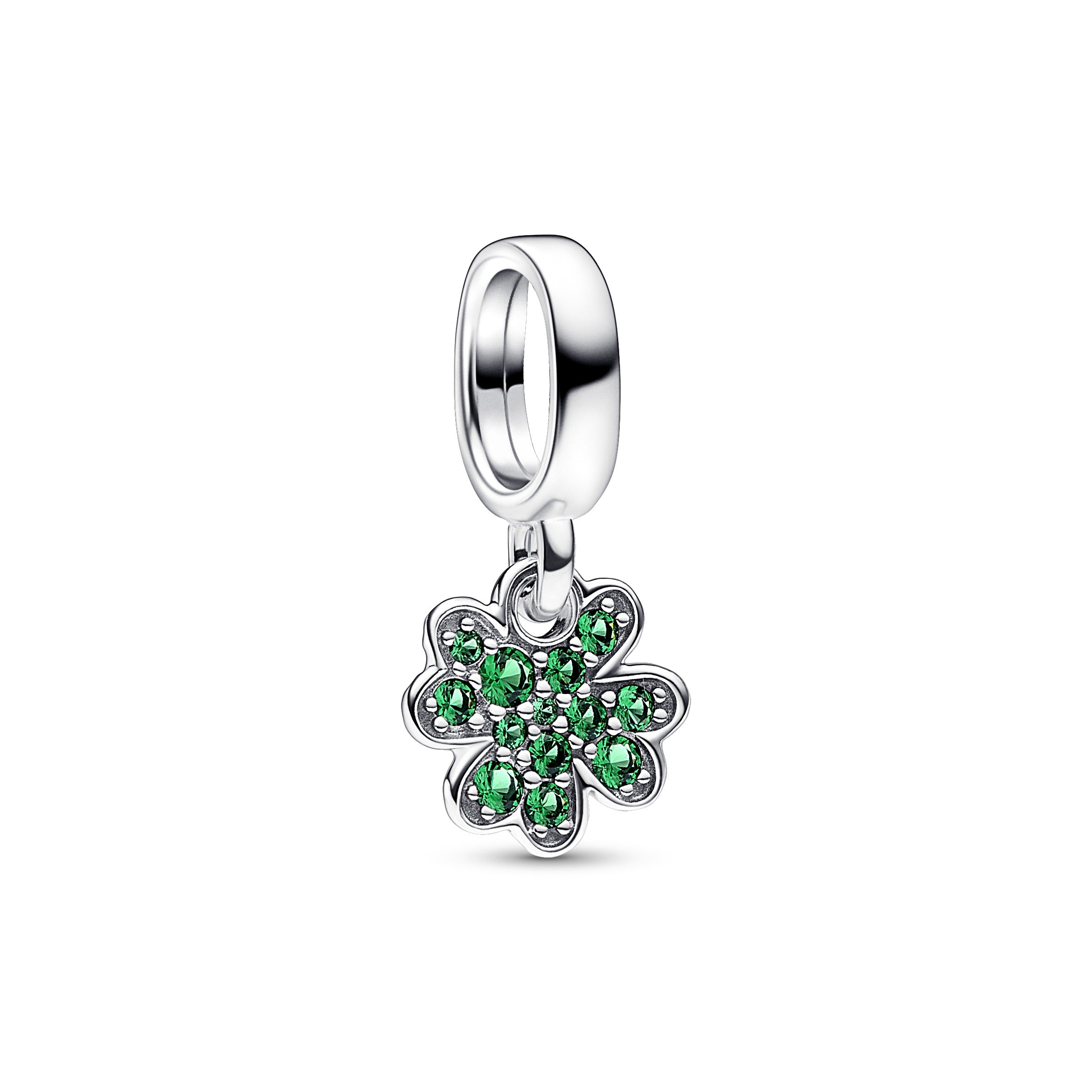 Billede af Pandora - Four Leaf Clover dangle charm Sølv sterlingsølv