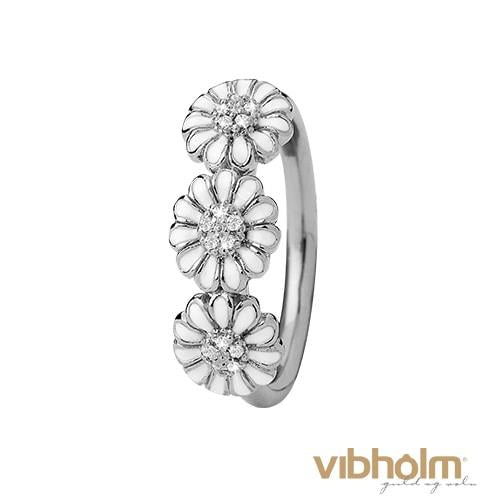 Se Christina Design London Jewelry & Watches - Marguerite Love Ring sølv 800-4.4.A hos Vibholm.dk