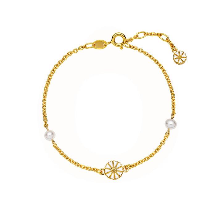 Billede af Lund Copenhagen - Marguerit armbånd 9015039-33-M