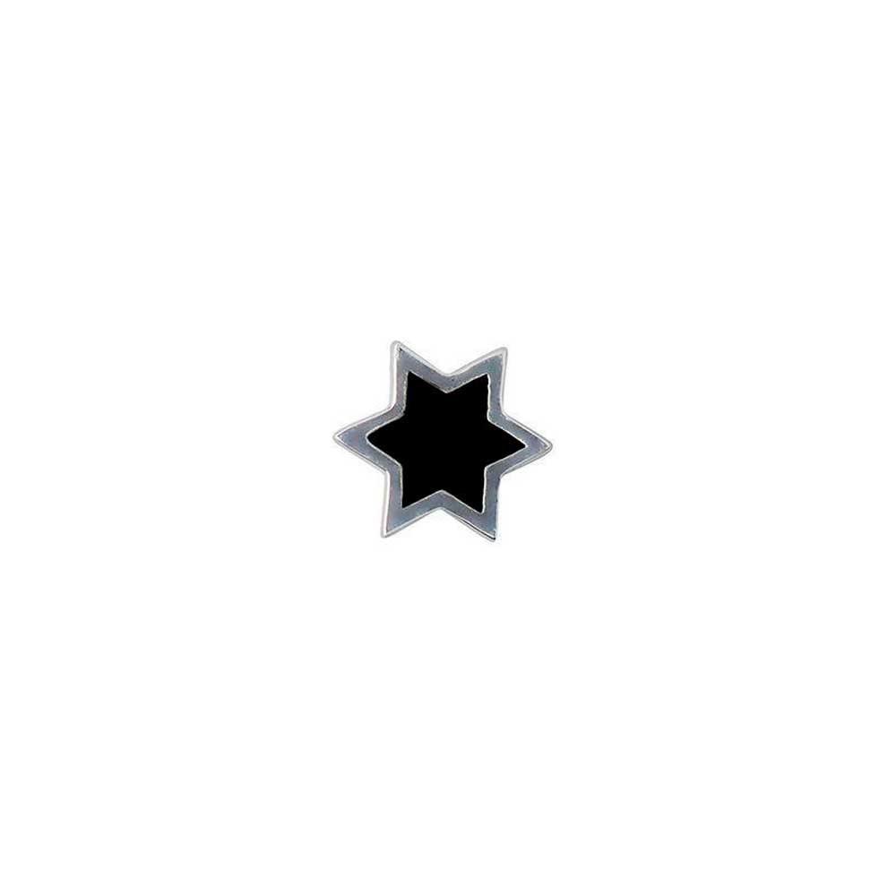 4: DESIGN LETTERS - Enamel Star charm 90302001BLACK