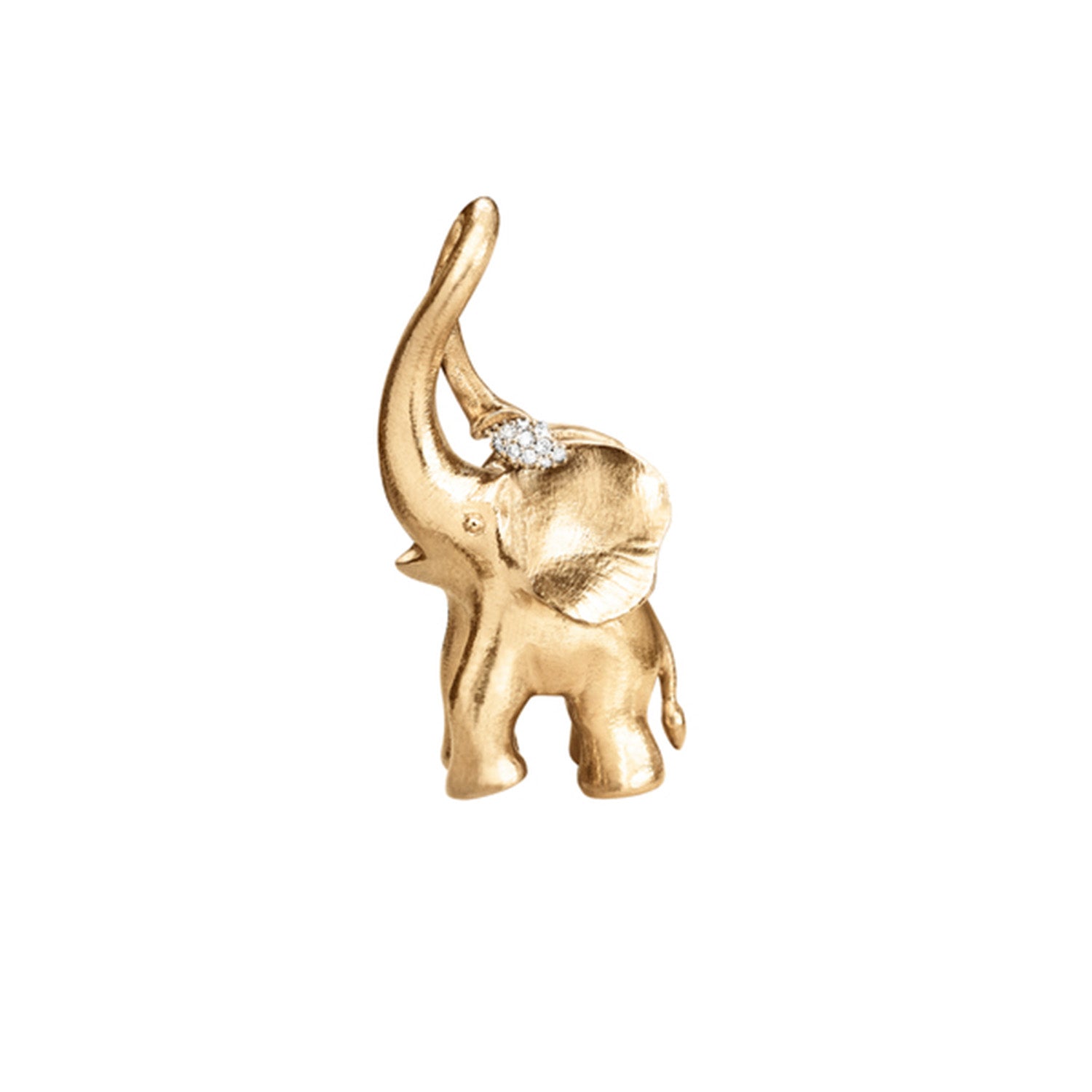 Se OLE LYNGGAARD COPENHAGEN - Elephant Charm 18 kt. rødguld m/brillianter A2880-401 hos Vibholm.dk