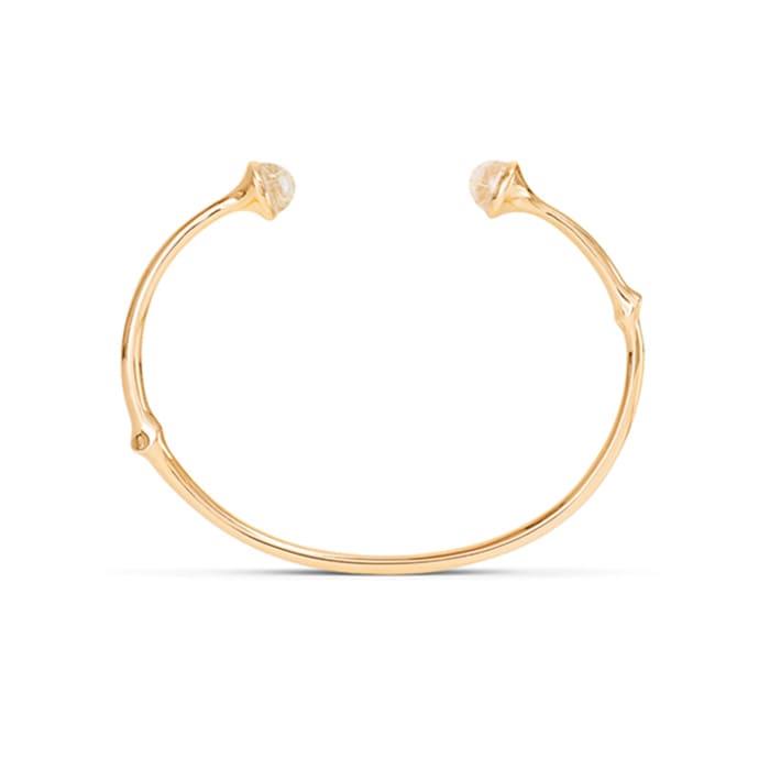 Billede af OLE LYNGGAARD COPENHAGEN - Nature Armring 18 kt. guld/rutilkvarts A3028-411