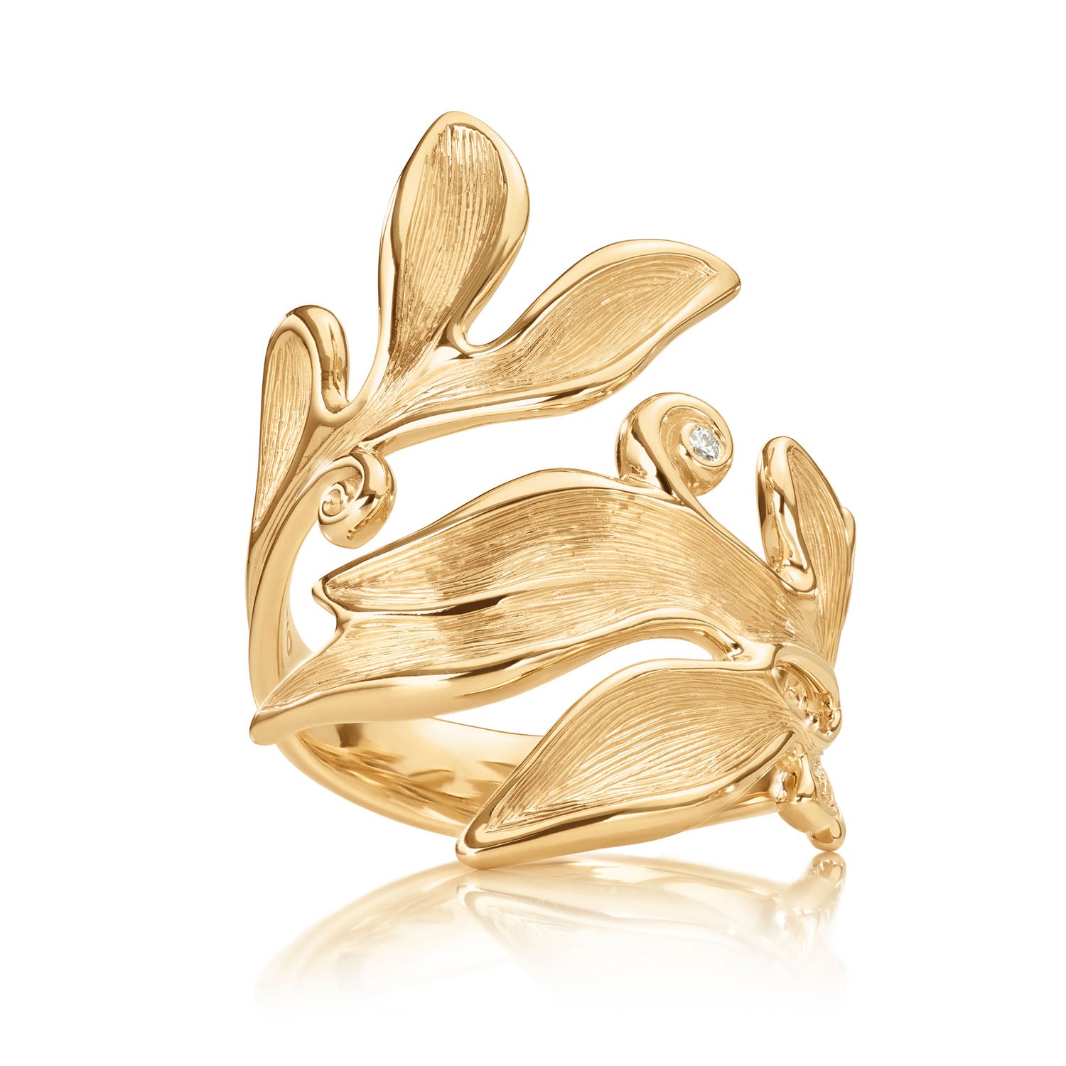 Billede af OLE LYNGGAARD COPENHAGEN - Forest ring 18 kt. guld