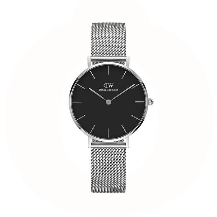 Se Daniel Wellington - Classic Petite Stirling Black Ur 32 mm ADW00100162 hos Vibholm.dk