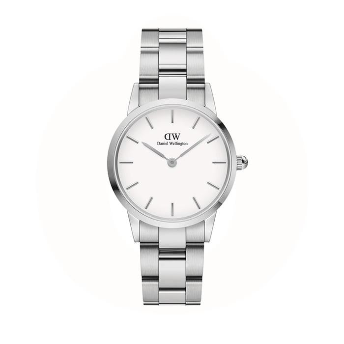 Se Daniel Wellington - Iconic Link Dameur 28 mm stål DW00100207 hos Vibholm.dk