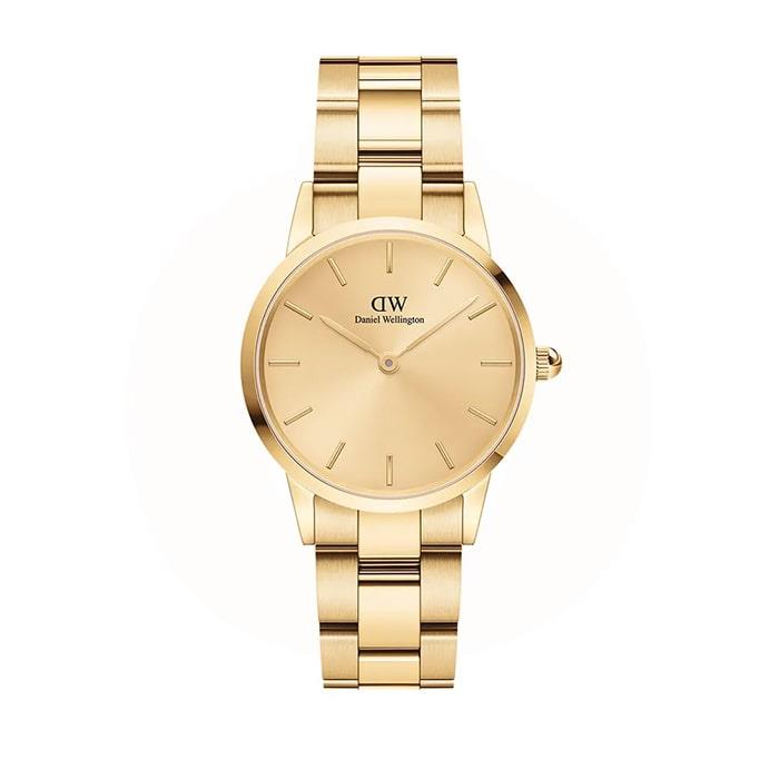 Af Gud blok skuffe Daniel Wellington Iconic Link Unitone Ur - ADW00100403