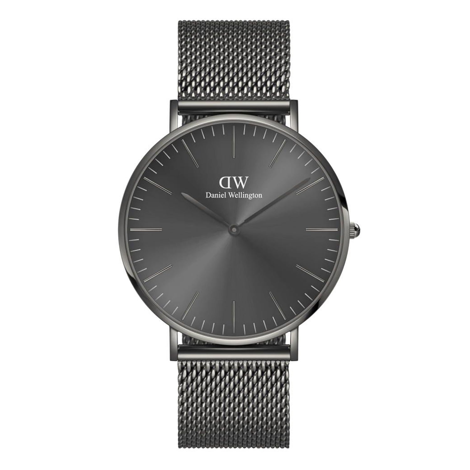 Se Daniel Wellington - Classic Anthracite Sunray ur, 40 mm stål Rustfrit hos Vibholm.dk