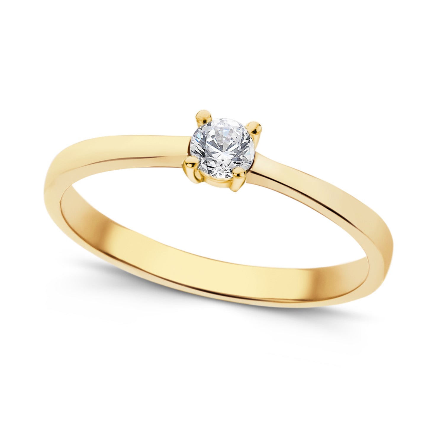 Se Diamond Collection by Vibholm - Solitairering 14 kt. guld hos Vibholm.dk