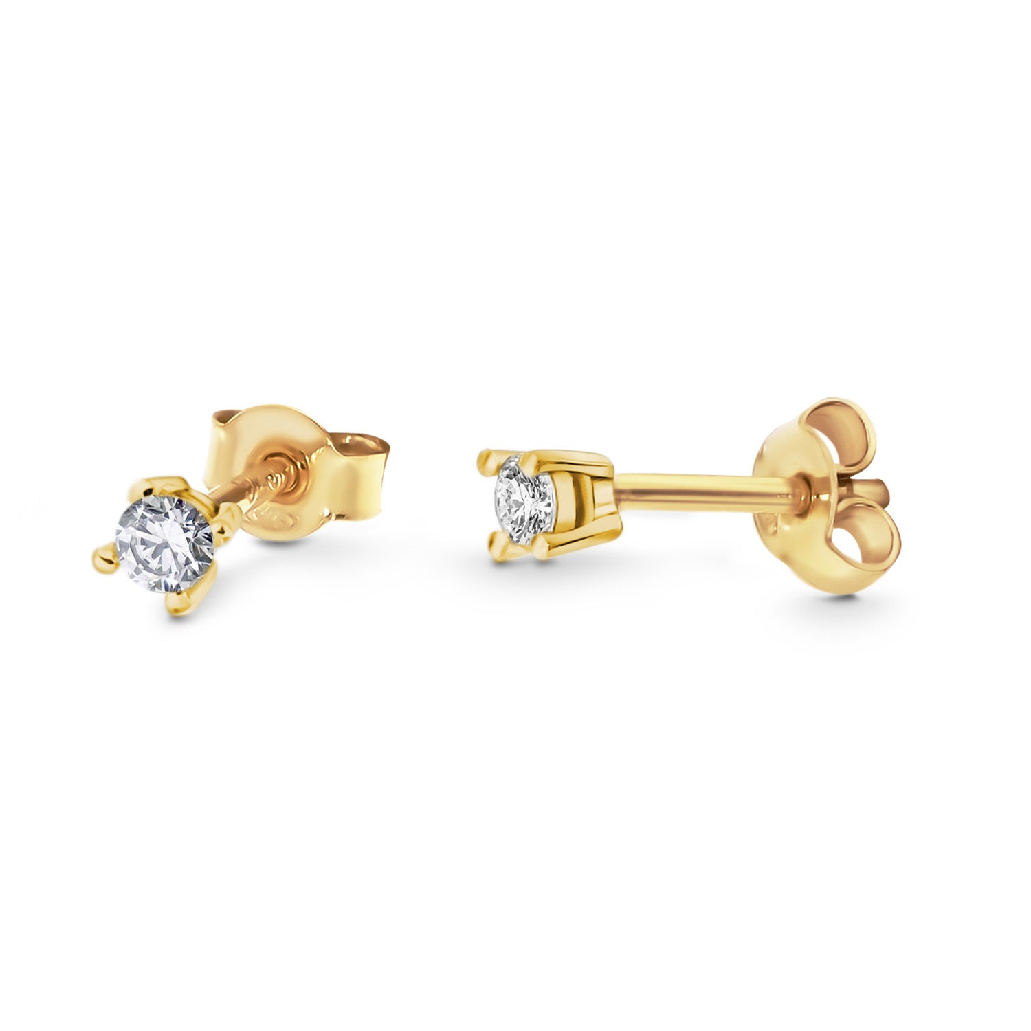 Billede af Diamond Collection by Vibholm - Ørestikker 14 kt. guld