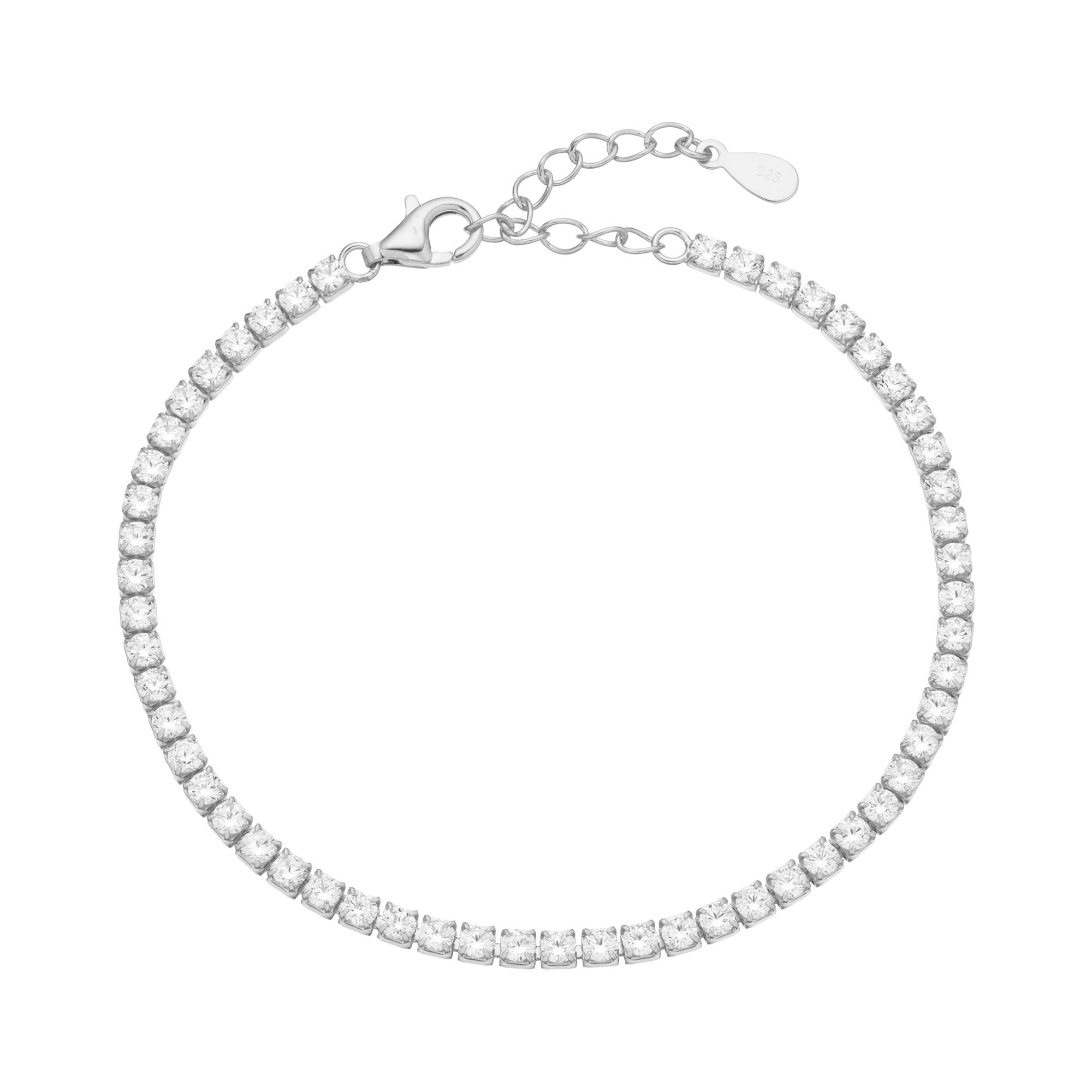 Billede af View Jewellery - Tennis armbånd med zirkonia Sterlingsterlingsølv sterlingsølv