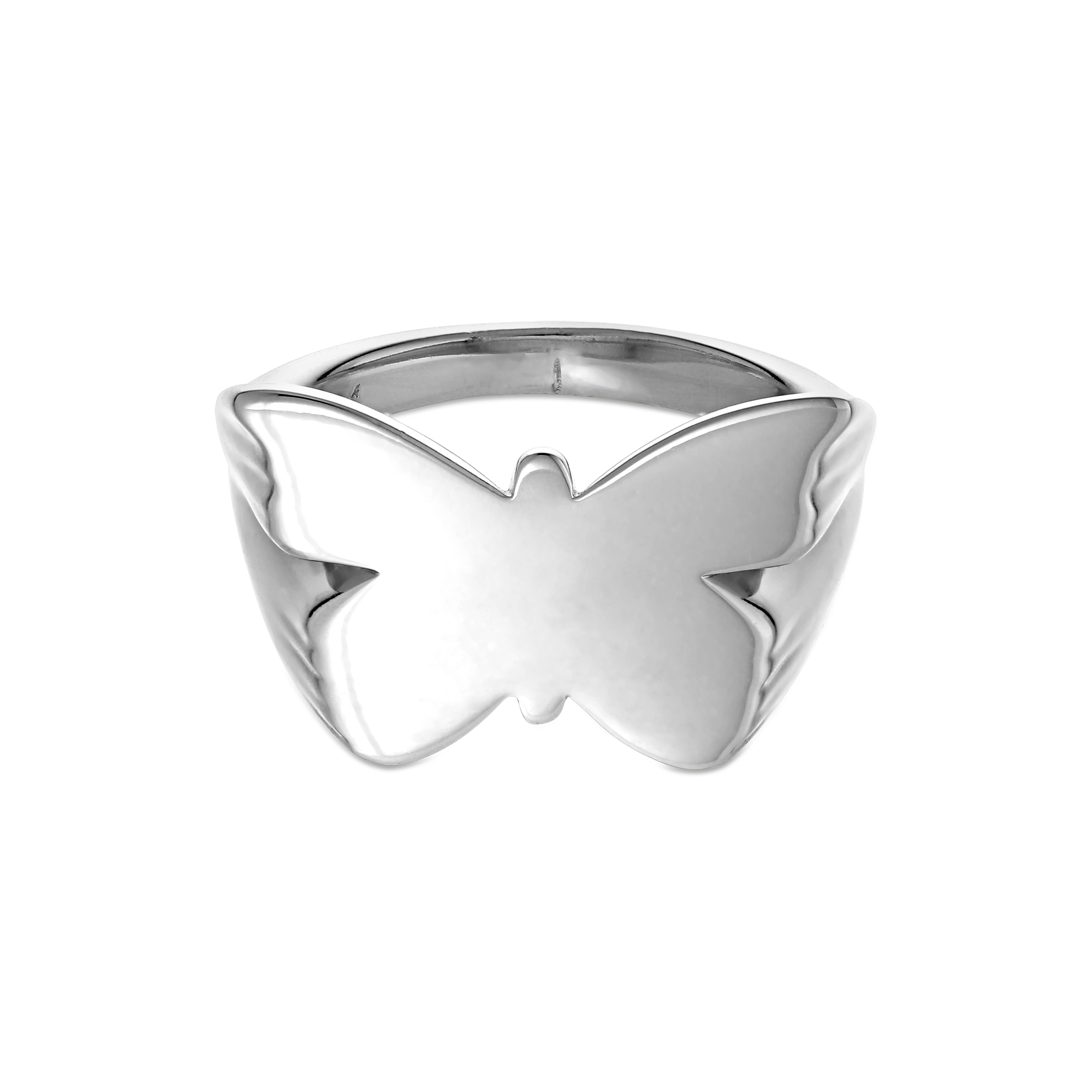 9: Jane Kønig - Butterfly Signet ring Sølv sterlingsølv