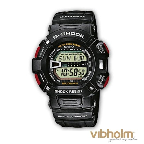 Billede af Casio - G-Shock Mudman Herreur sort resin G-9000-1VER