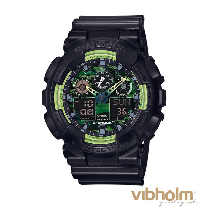 Billede af Casio - G-Shock Herreur sort resin GA-100LY-1AER