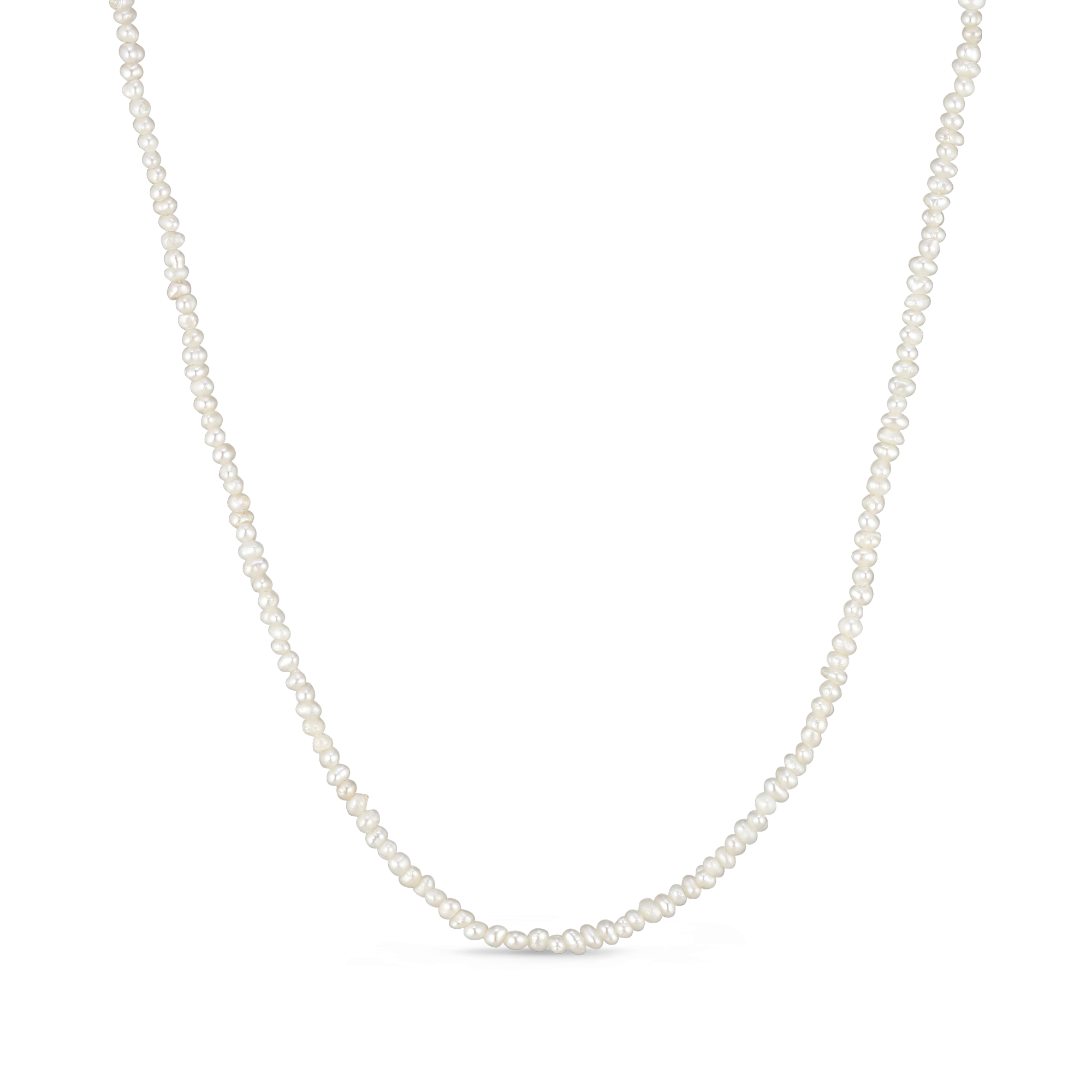 8: Jane Kønig - Lille Baroque Perle halskæde GULD-H21BPN