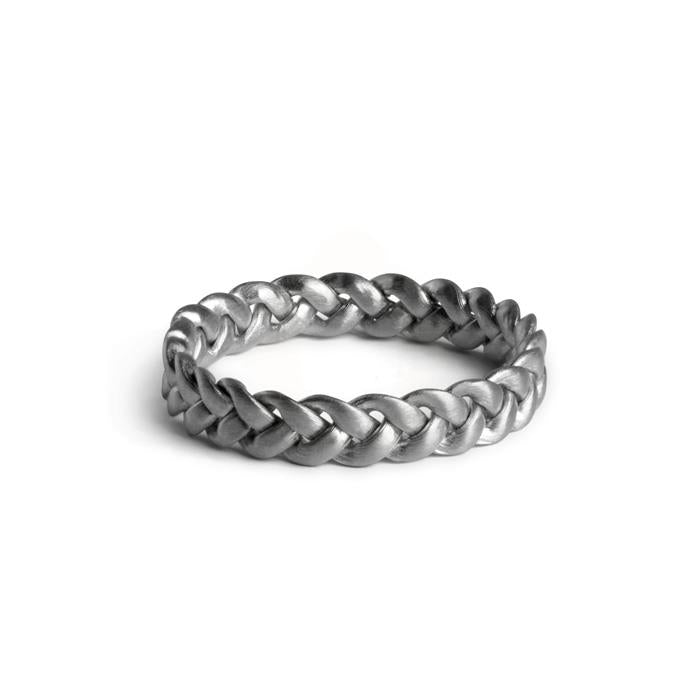 Billede af Jane Kønig - Medium Braided ring JK0007R-S