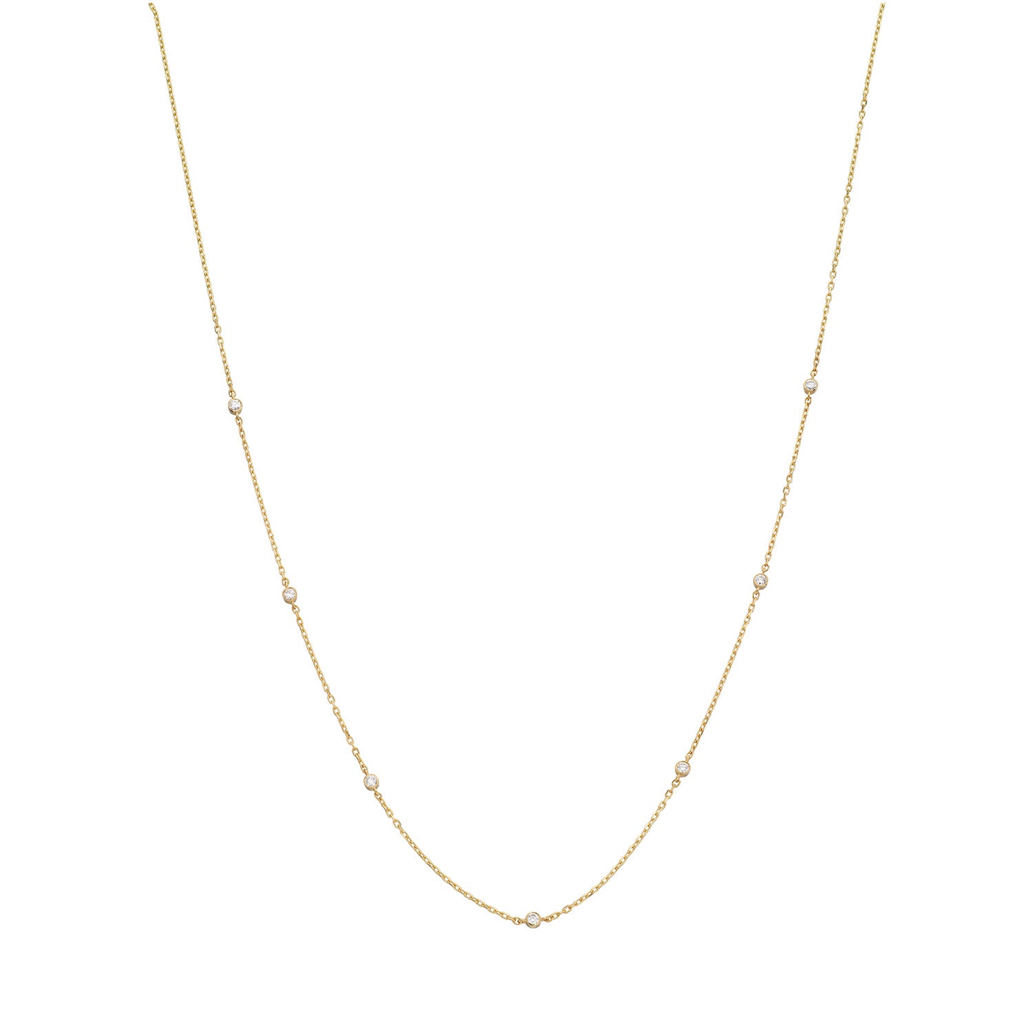 Se Diamond Collection by Vibholm - Collier JNB0189Y-14 Guld hos Vibholm.dk