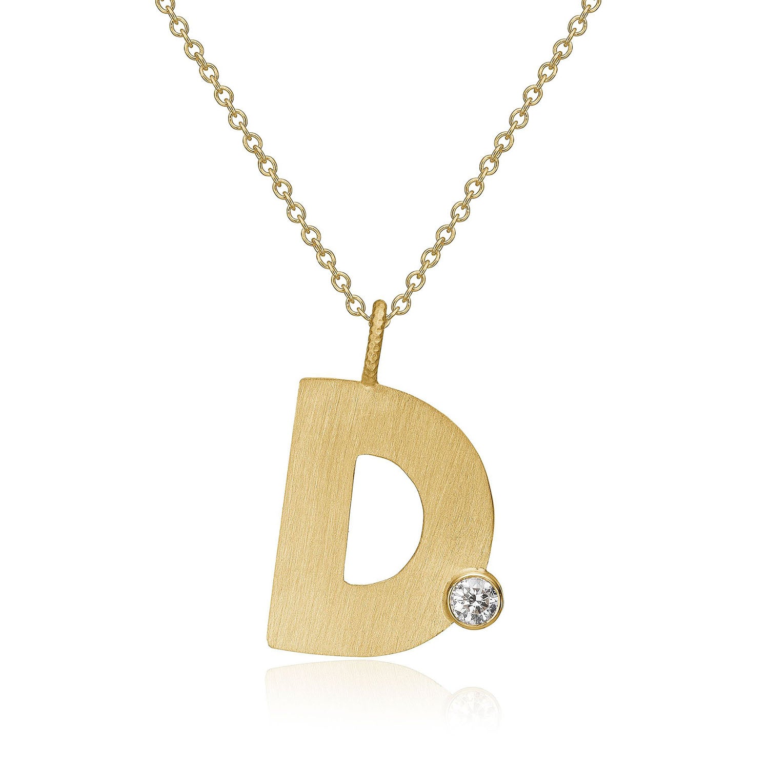 Se Dulong Fine Jewelry - Letter vedhæng 18 kt. guld hos Vibholm.dk