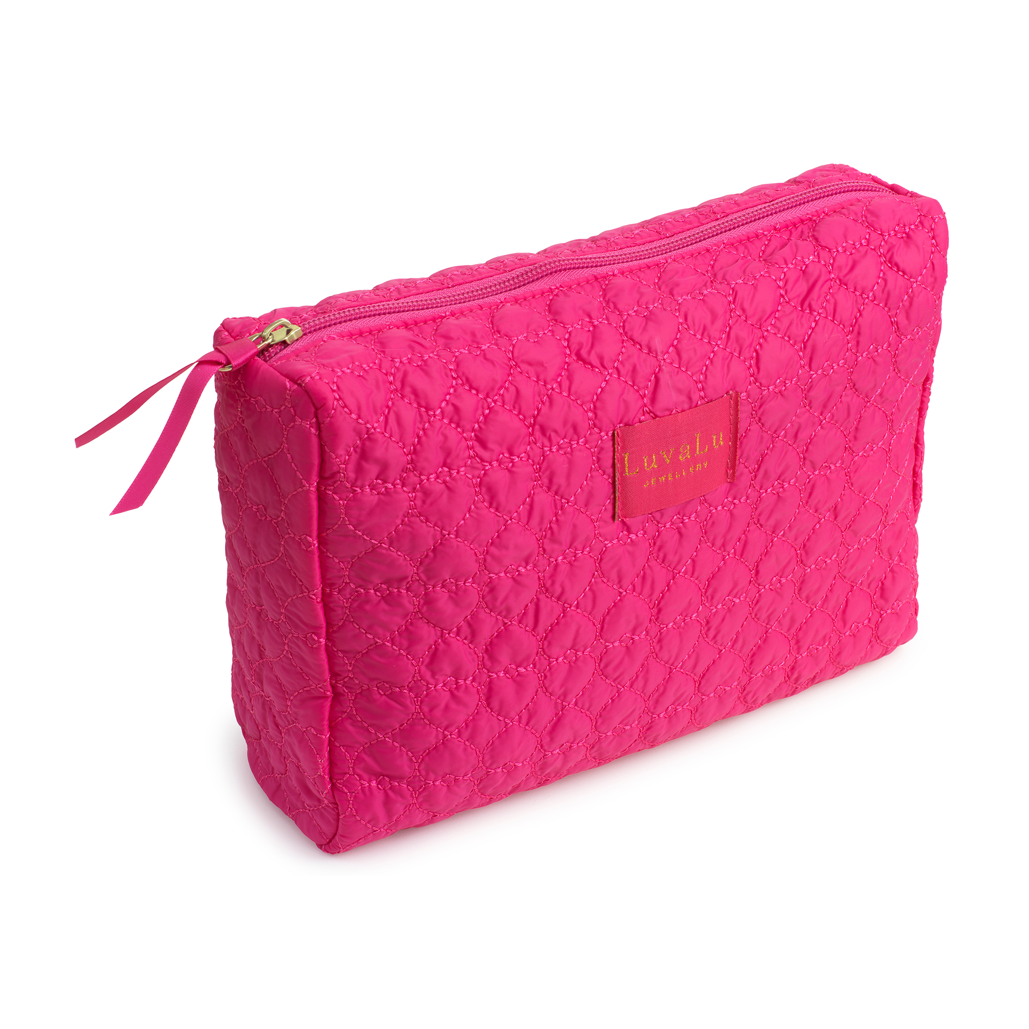 Se LuvaLu Jewellery - Big Pink makeup bag hos Vibholm.dk