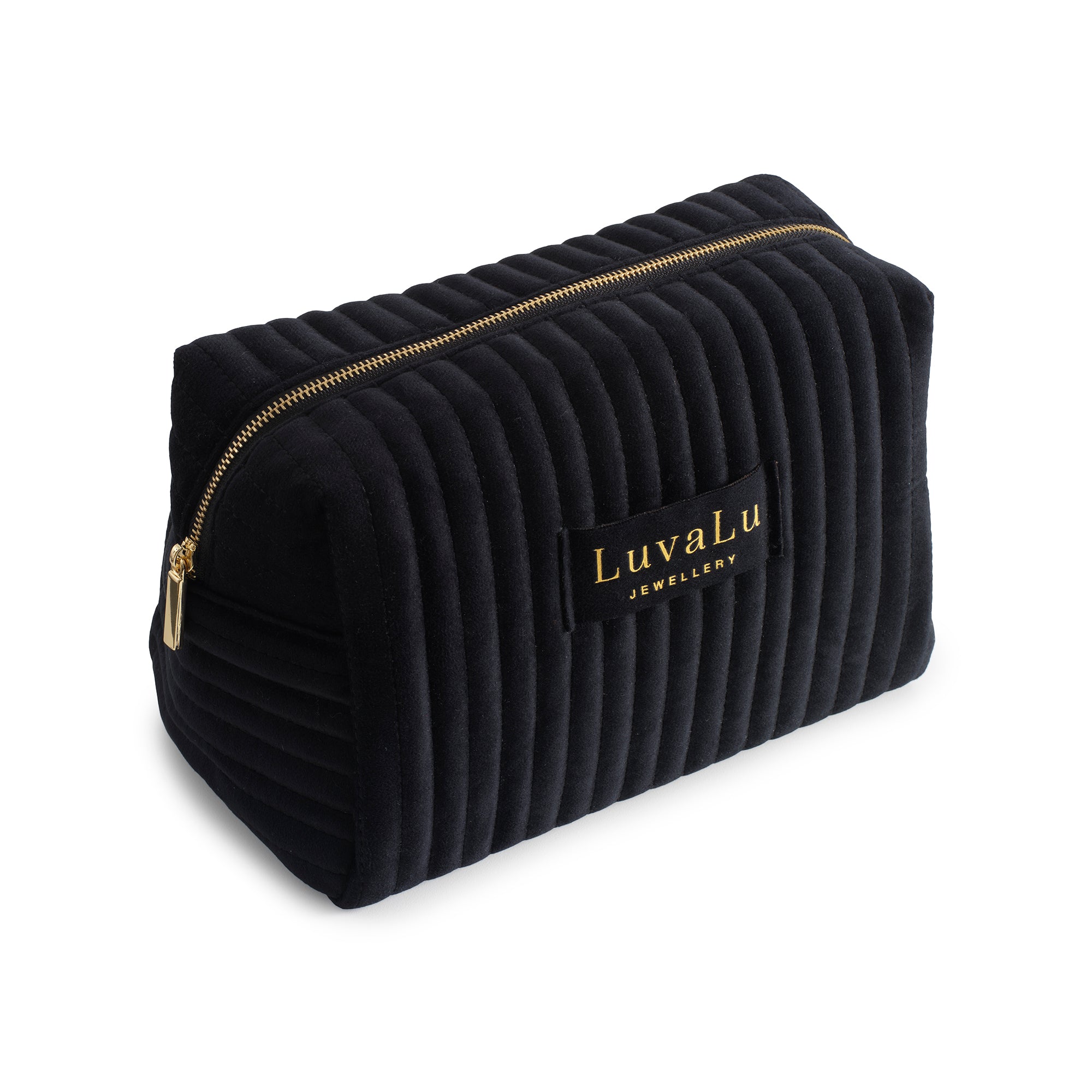 LuvaLu Jewellery - Big Black makeup bag
