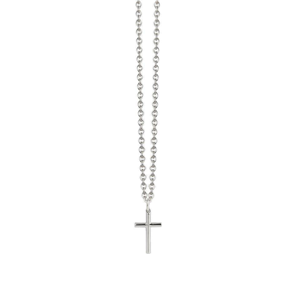 Se Jeberg Jewellery - Cross Mens halskæde sølv sterlingsølv hos Vibholm.dk