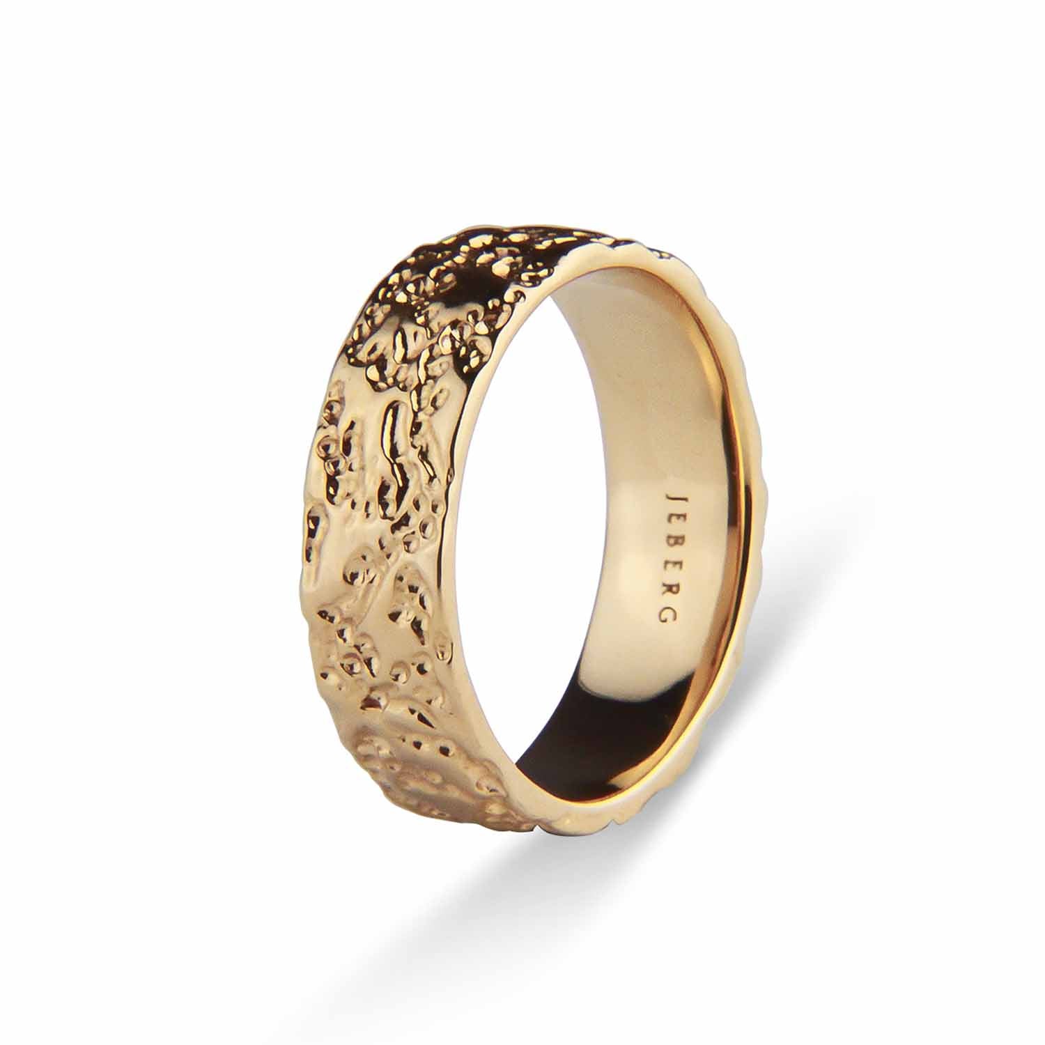 Se Jeberg Jewellery - Moon Band ring forgyldt sølv sterlingsølv hos Vibholm.dk