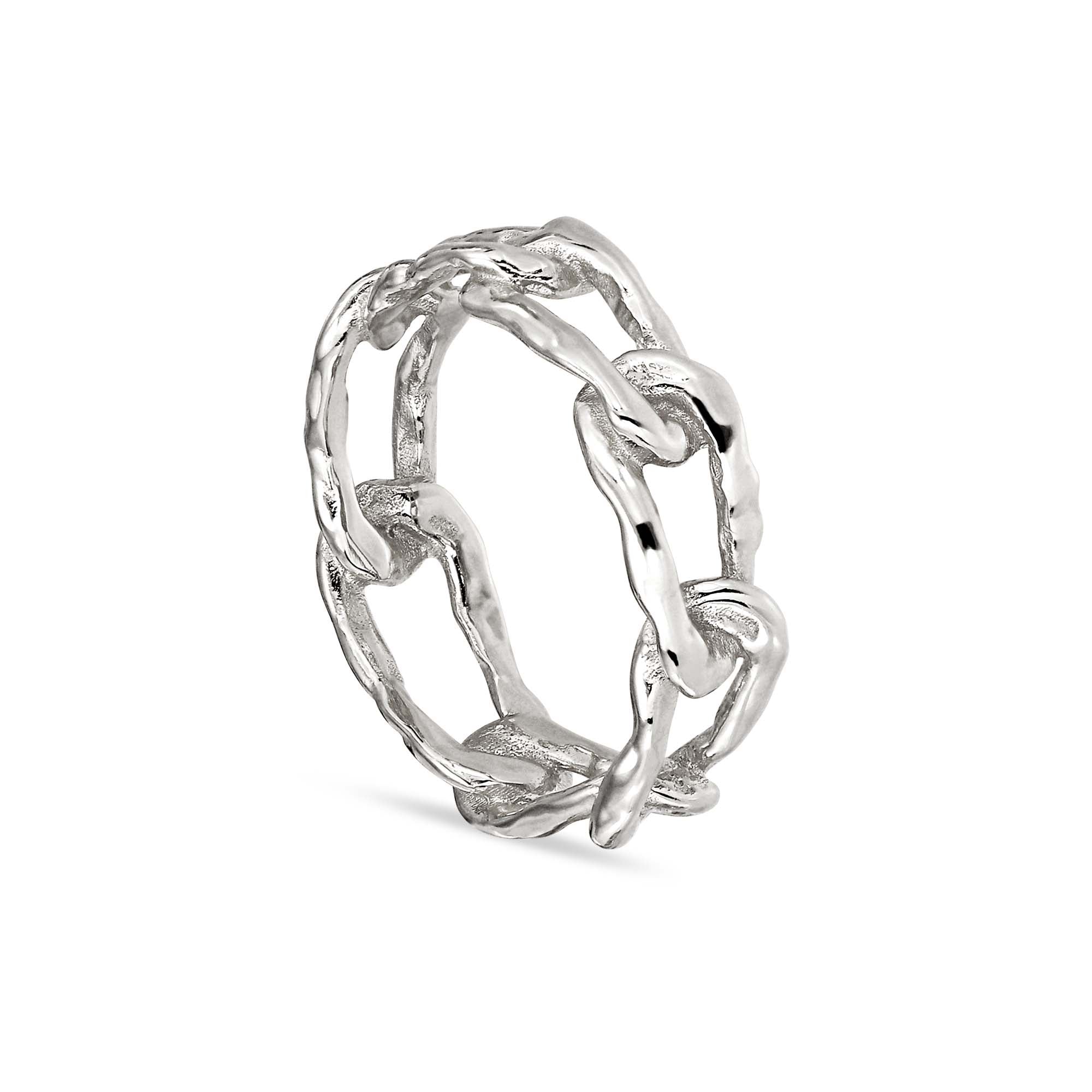 Jane Kønig - Space Link ring Medium Sølv sterlingsølv