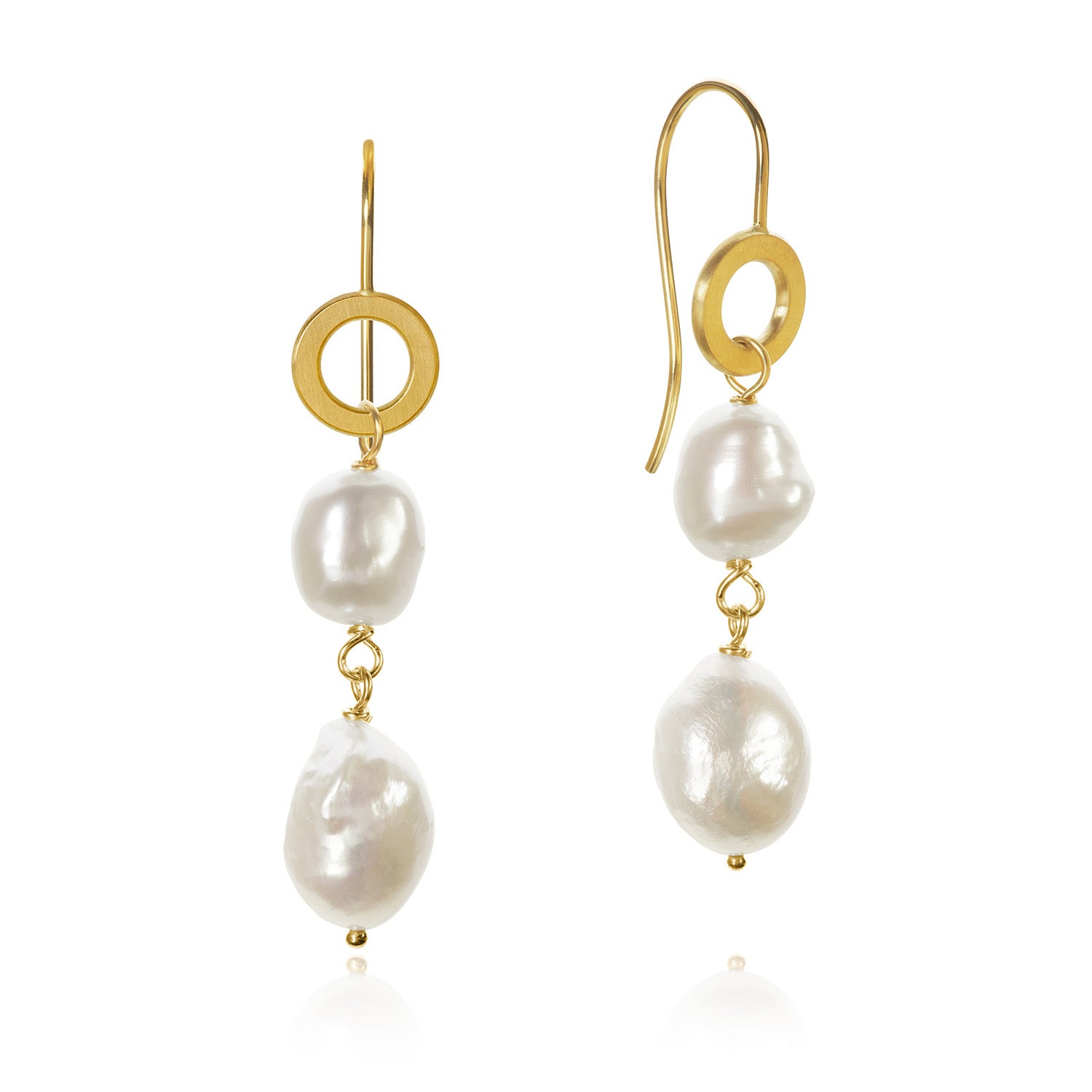 Se Dulong Fine Jewelry - Ocean Pearl øreringe 18 karat guld hos Vibholm.dk